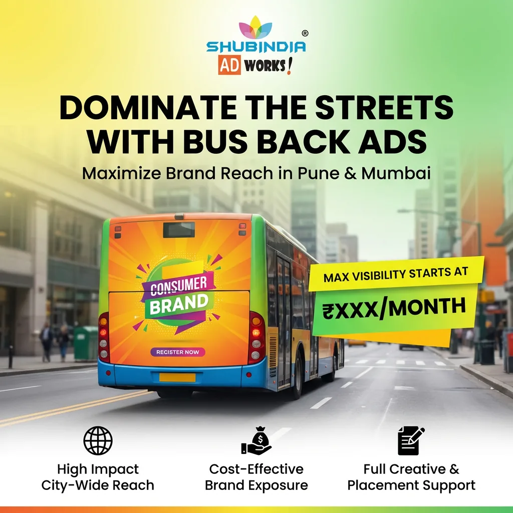 Bus panel & bus back branding creative by Shubindia Ad Works 3 — Shubindia Ad Works