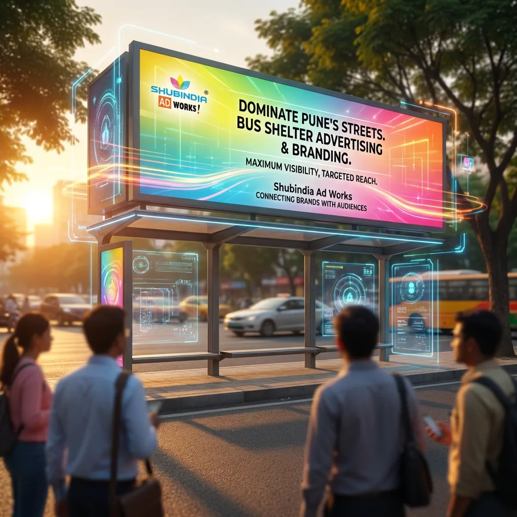 Bus shelter advertising creative by Shubindia Ad Works 2 — Shubindia Ad Works