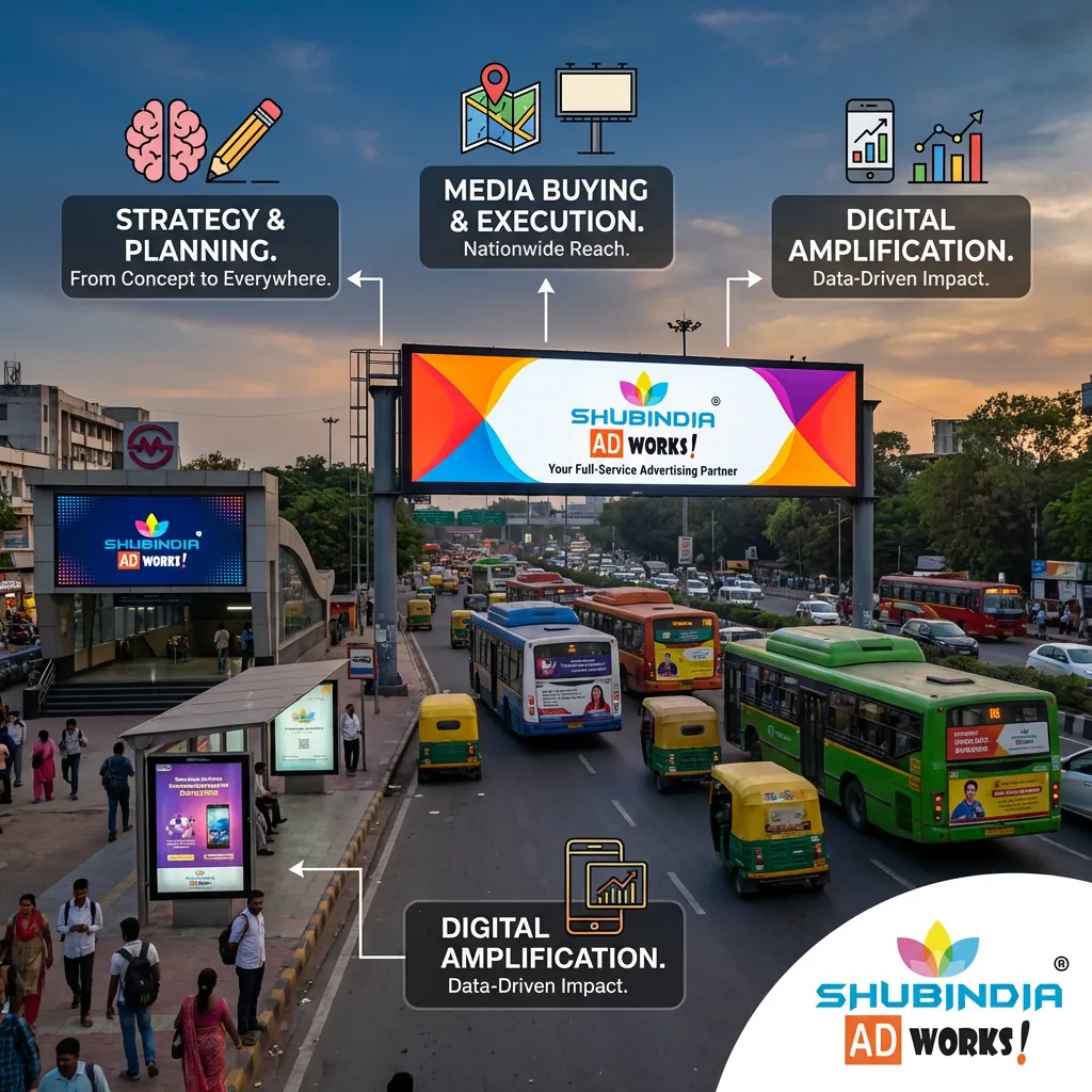 Outdoor / hoarding advertising creative by Shubindia Ad Works 4 — Shubindia Ad Works