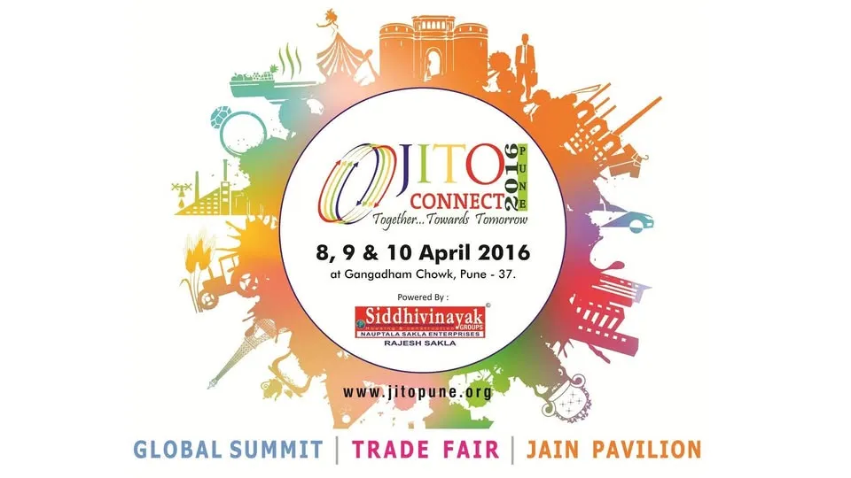 JITO Connect 2016 event branding at Gangadham Chowk, Pune - event advertising by Shubindia Ad Works